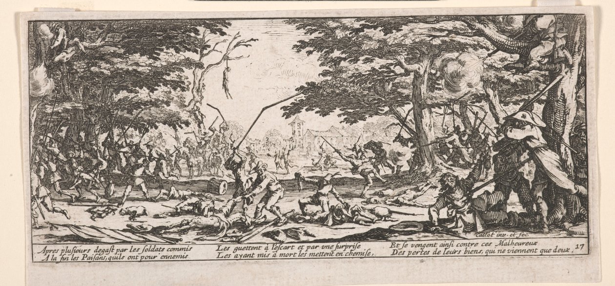 La vengeance des paysans - Jacques Callot