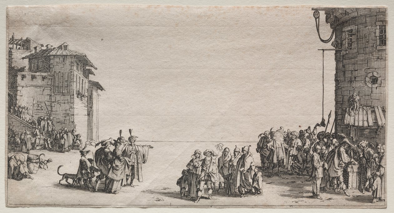 Le Marché aux esclaves - Jacques Callot