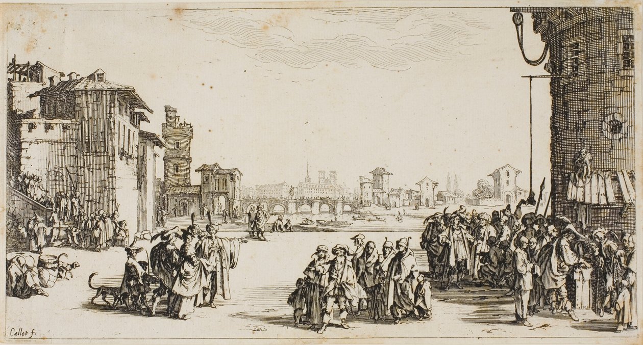 Le marché des esclaves - Jacques Callot