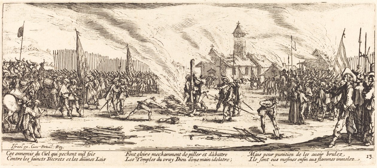 Le Bûcher, vers 1633 - Jacques Callot