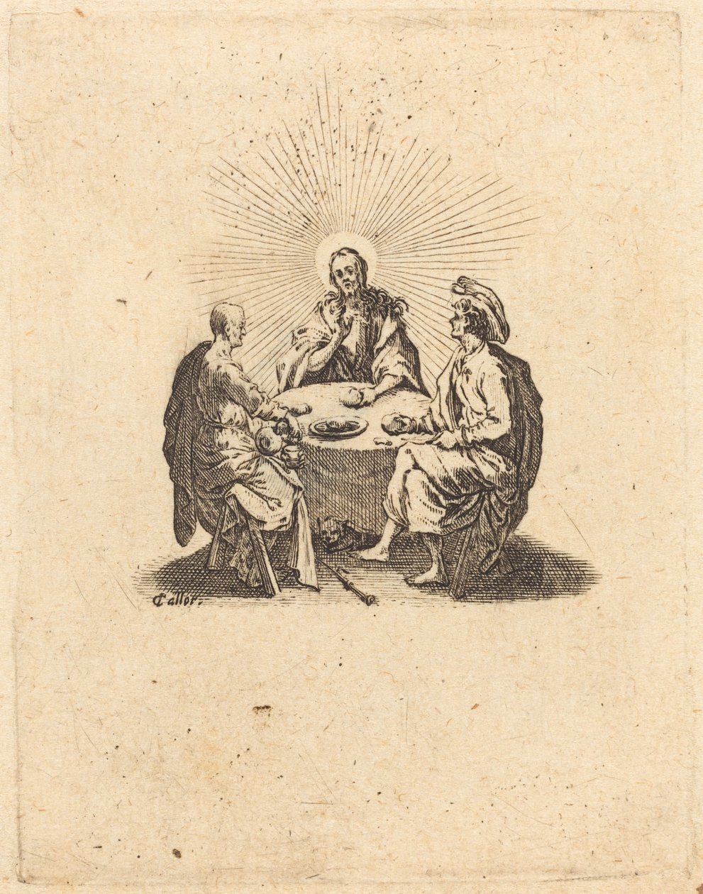 Le souper à Emmaüs - Jacques Callot