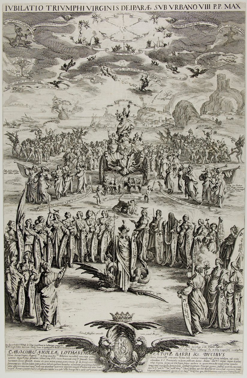 Le triomphe de la Vierge - Jacques Callot