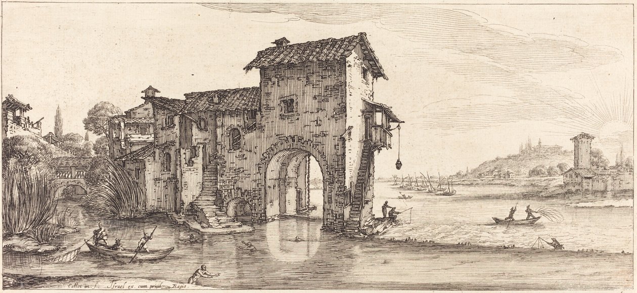 Le Moulin à eau - Jacques Callot