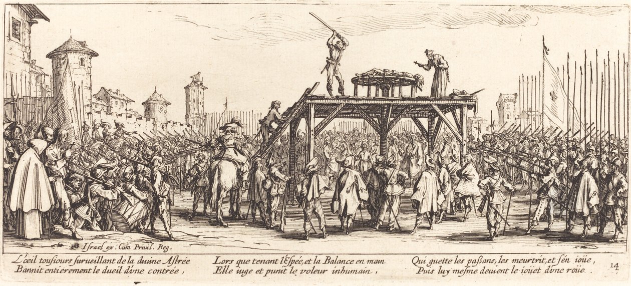 La Roue, vers 1633 - Jacques Callot