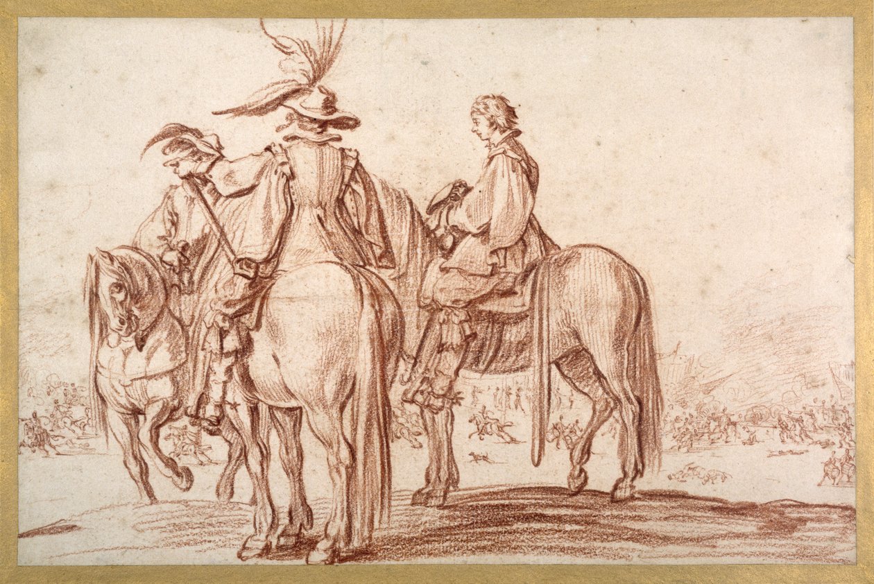 Trois cavaliers - Jacques Callot