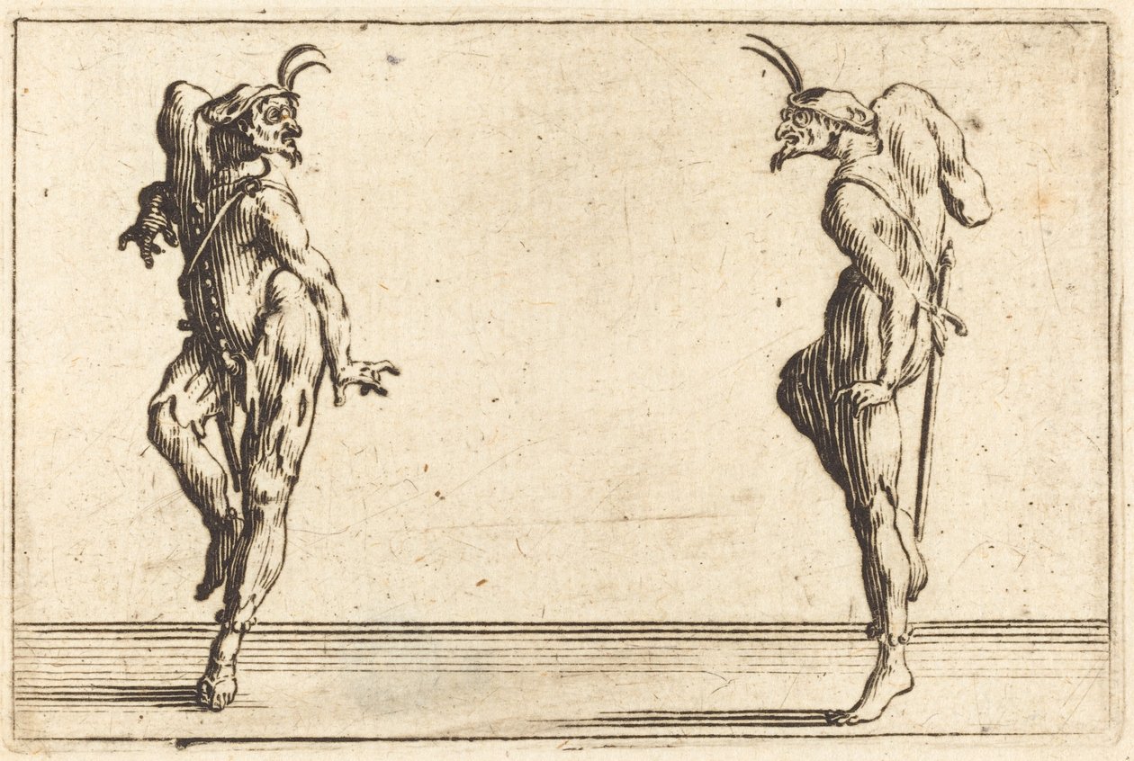 Deux pantaloons dansant - Jacques Callot