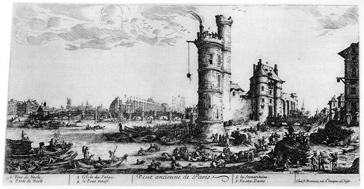 Vue ancienne de Paris, vers 1615-1635, 1924 - Jacques Callot