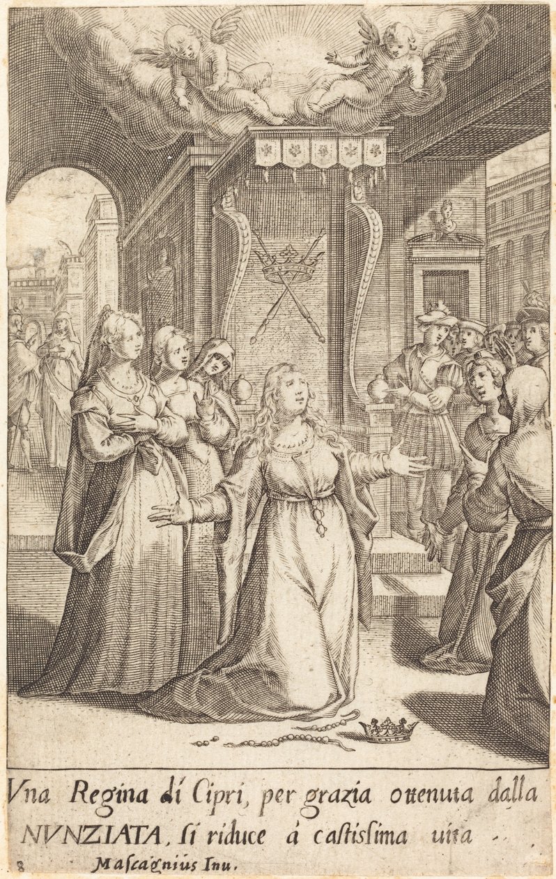 Reine de Chypre - Jacques Callot after Donato Mascagni