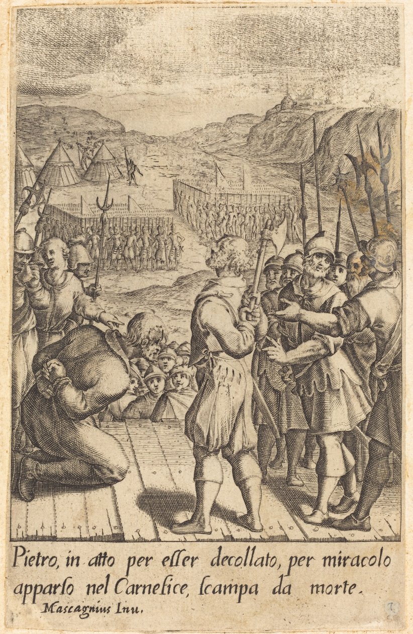 Le Bourreau - Jacques Callot after Donato Mascagni