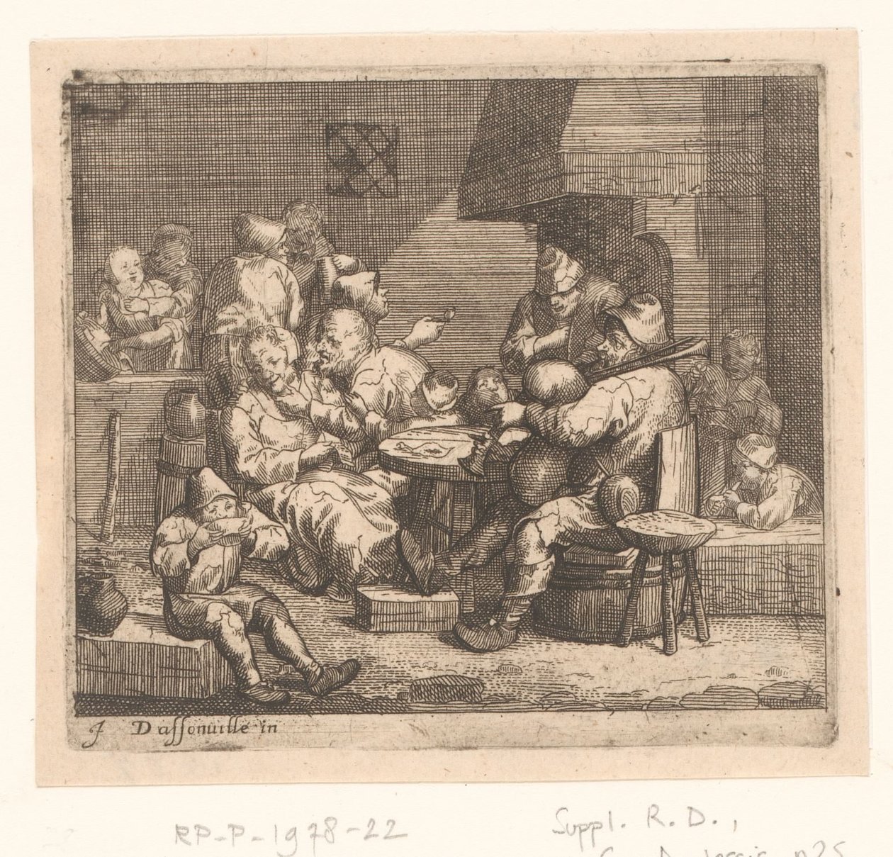 Scène dans une auberge - Jacques Dassonville (attributed to)