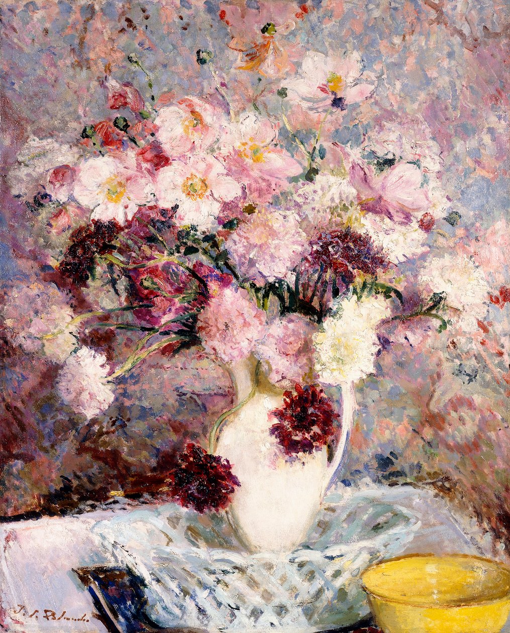 Bouquet de fleurs - Jacques Emile Blanche
