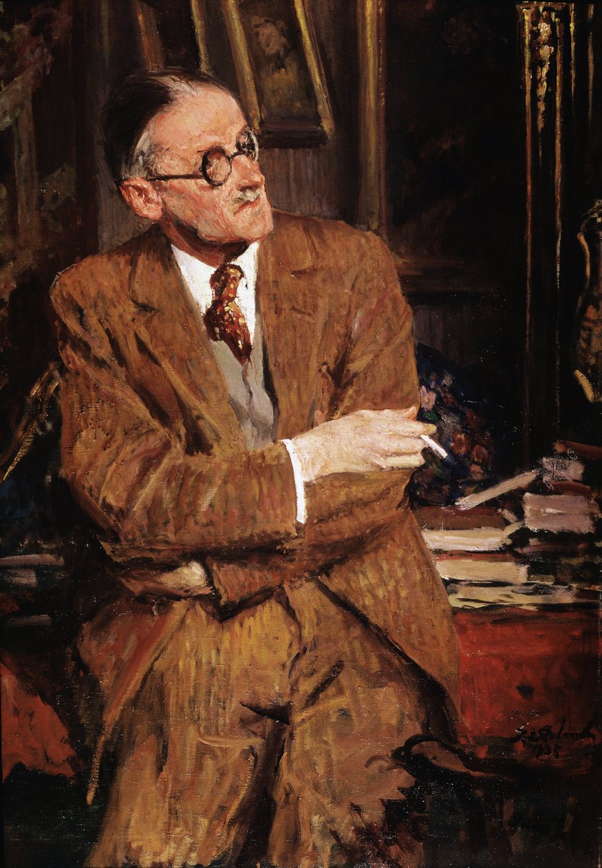 Portrait de James Joyce - Jacques Emile Blanche