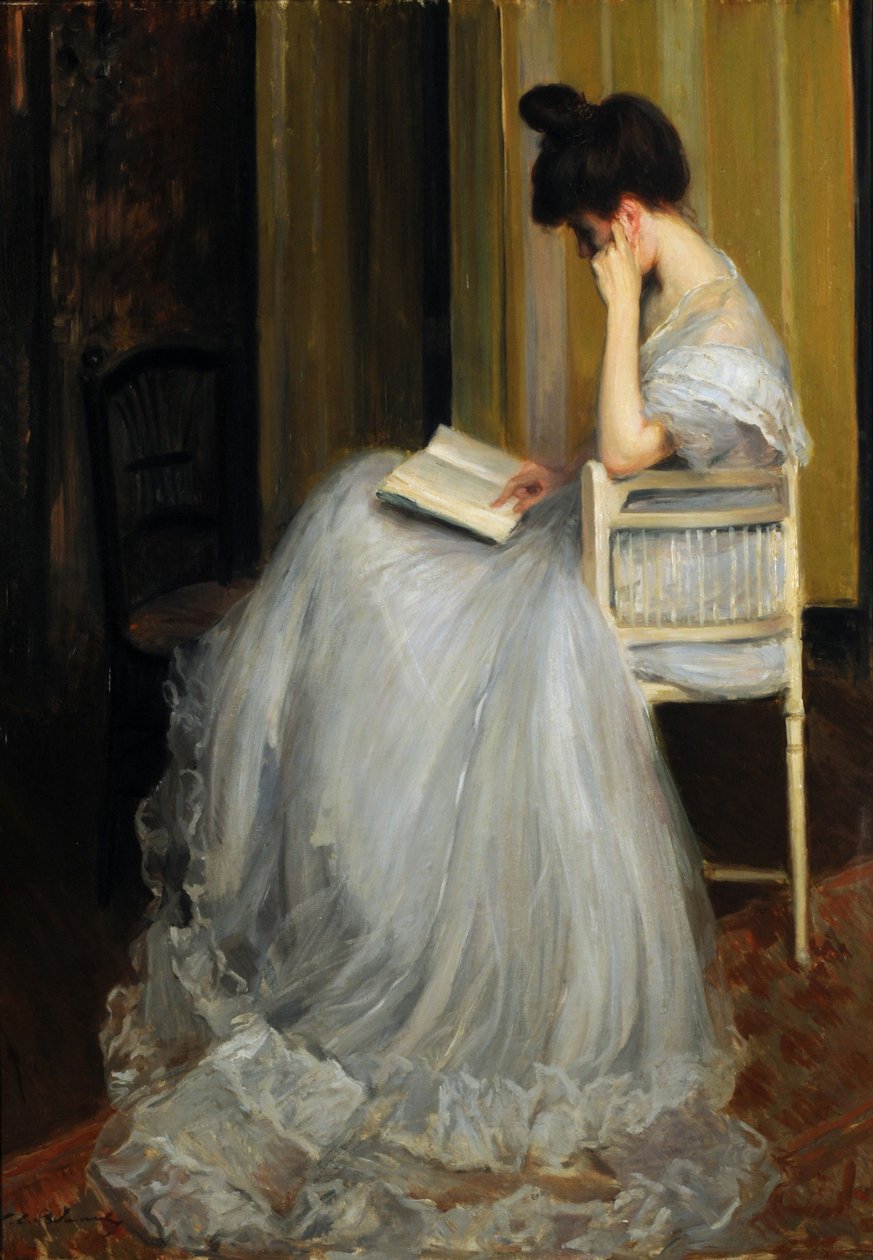 Femme lisant - Jacques Emile Blanche