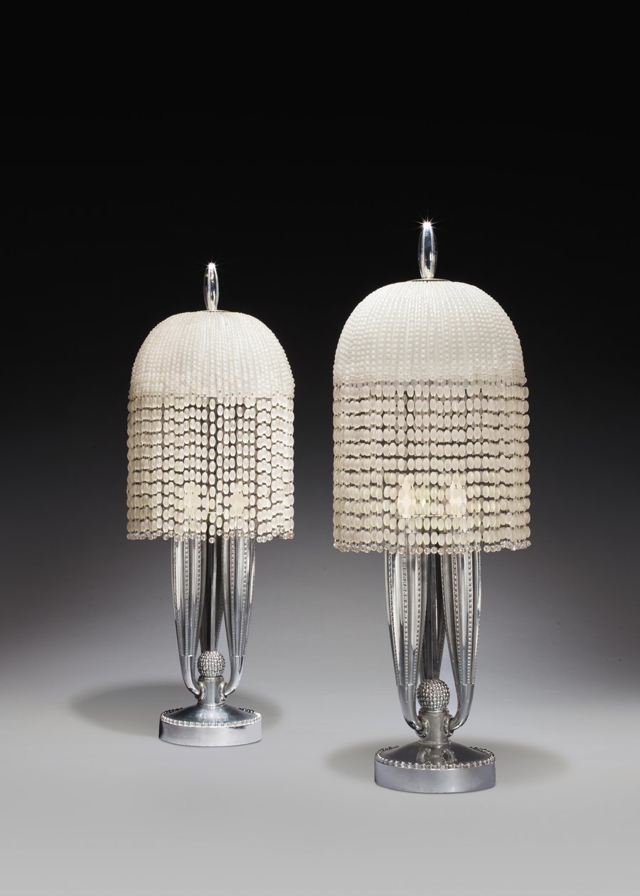 Paire de lampes de table, vers 1925 - Jacques Emile Ruhlmann