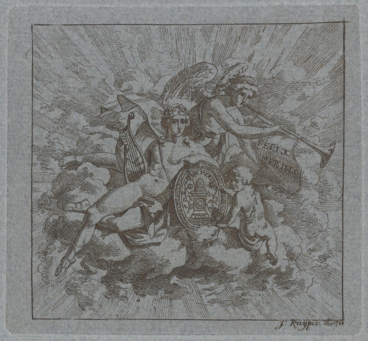Composition allégorique sur Felix Meritis - Jacques Kuyper
