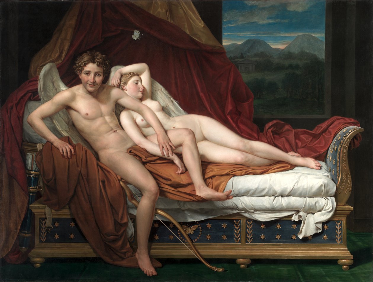 Cupidon et Psyché - Jacques Louis David