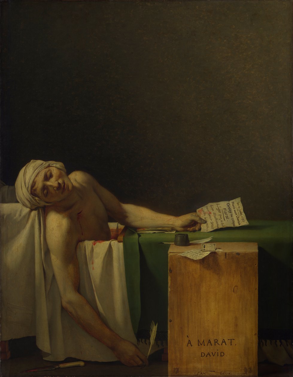 La Mort de Marat - Jacques Louis David