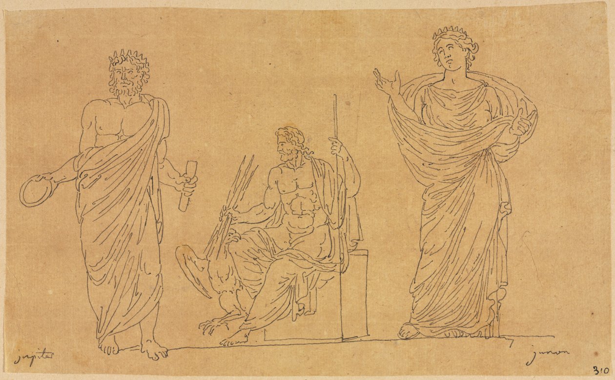 Dieux et déesses - Jacques Louis David