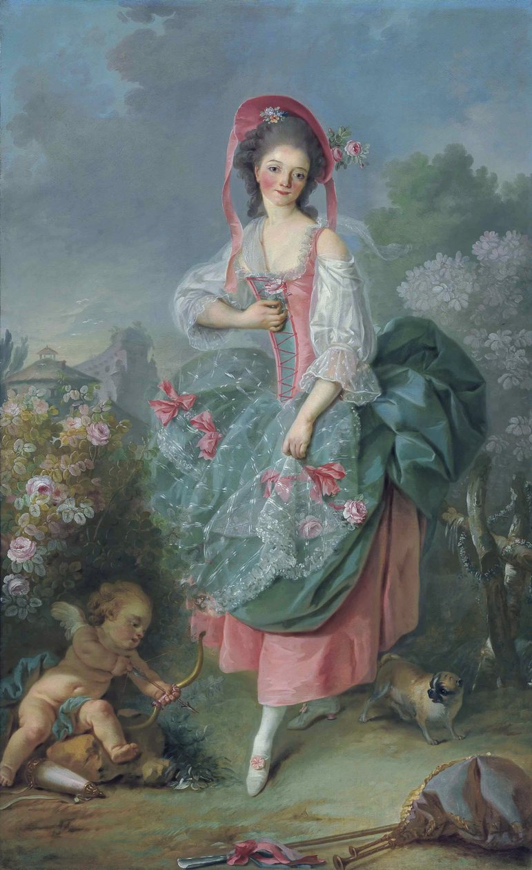 Mademoiselle Guimard dans le rôle de Terpsichore - Jacques Louis David