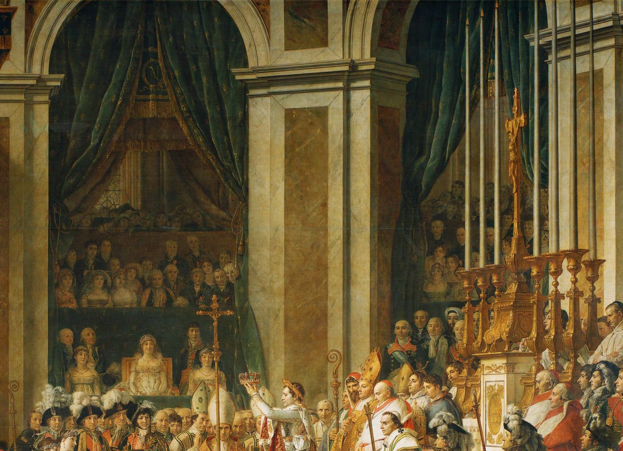 Sacre de Napoleon in Notre-Dame … - Jacques Louis David