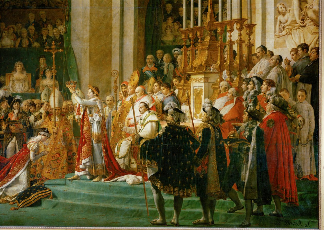Sacre de Napoleon in Notre-Dame … - Jacques Louis David