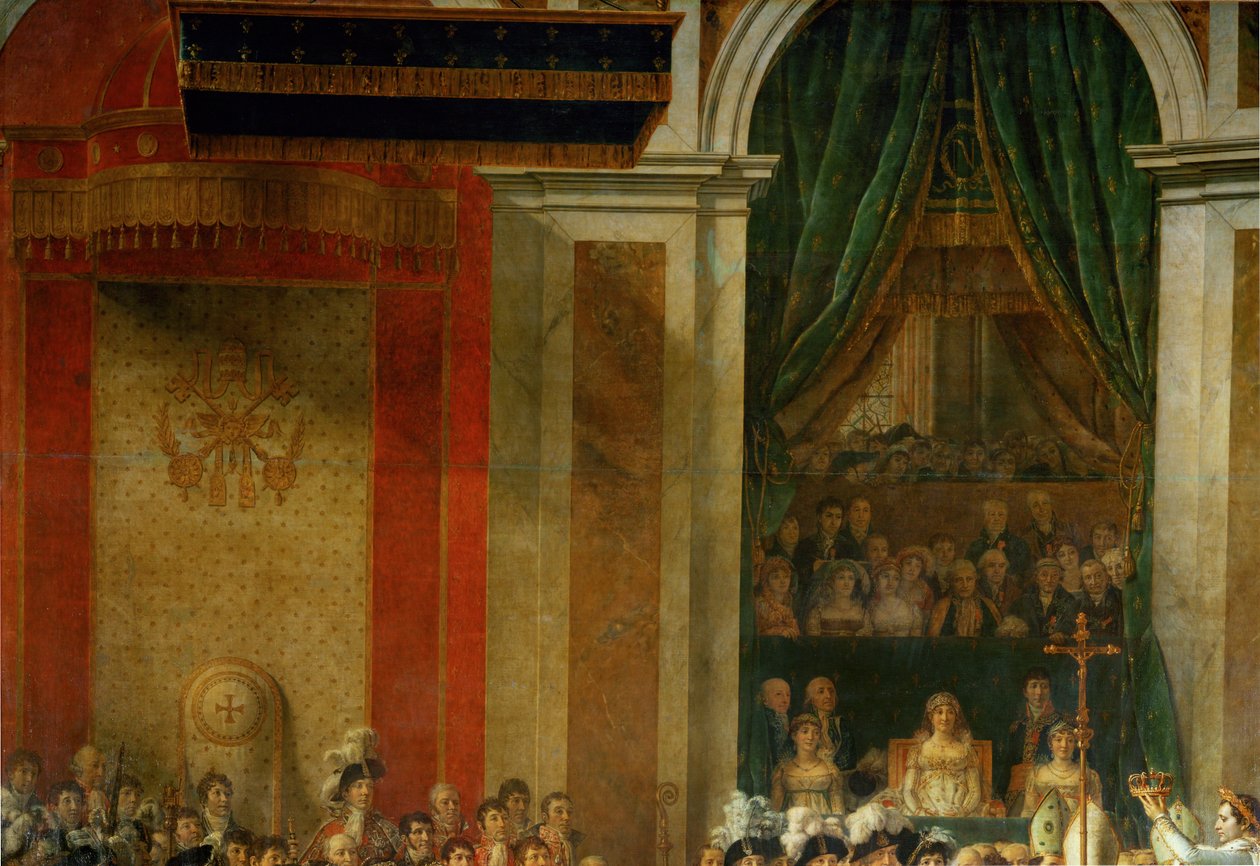 Sacre de Napoleon in Notre-Dame … - Jacques Louis David