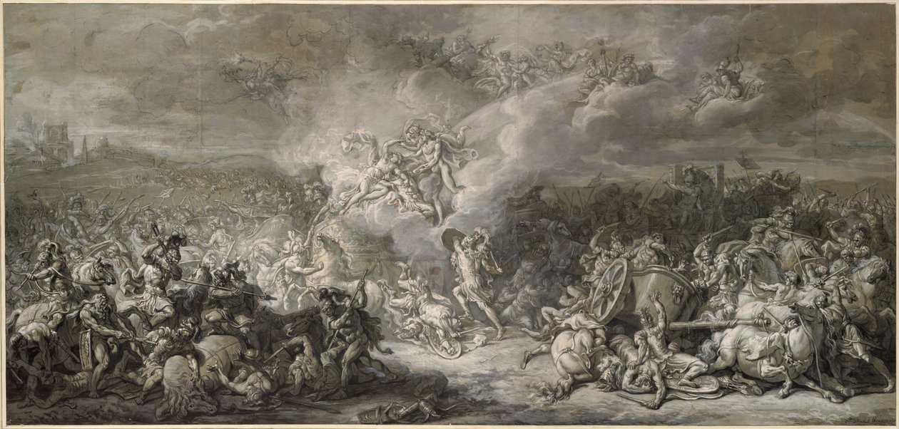 Le Combat de Diomède - Jacques Louis David