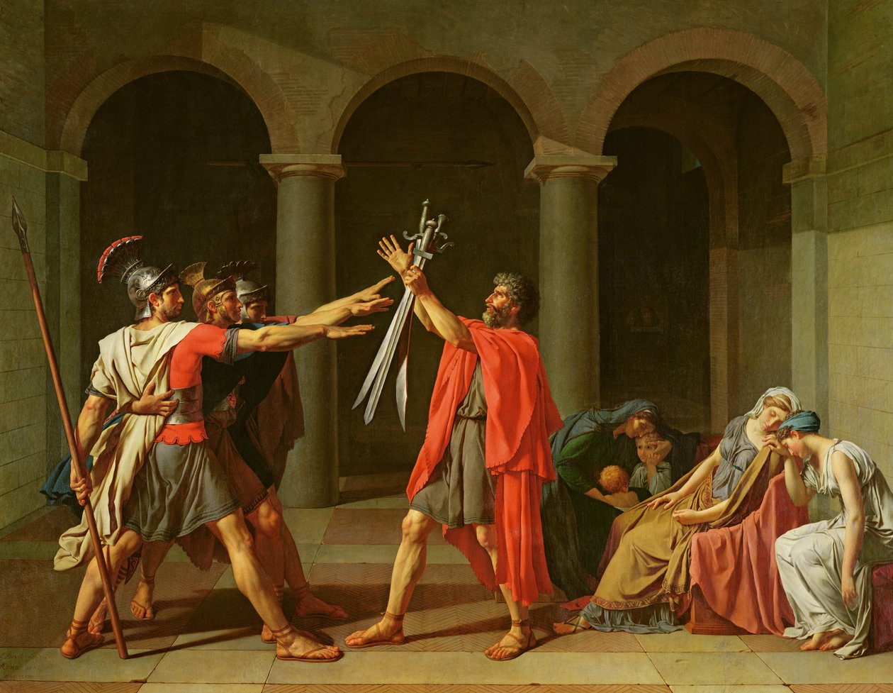 Le Serment des Horaces, 1784 - Jacques Louis David