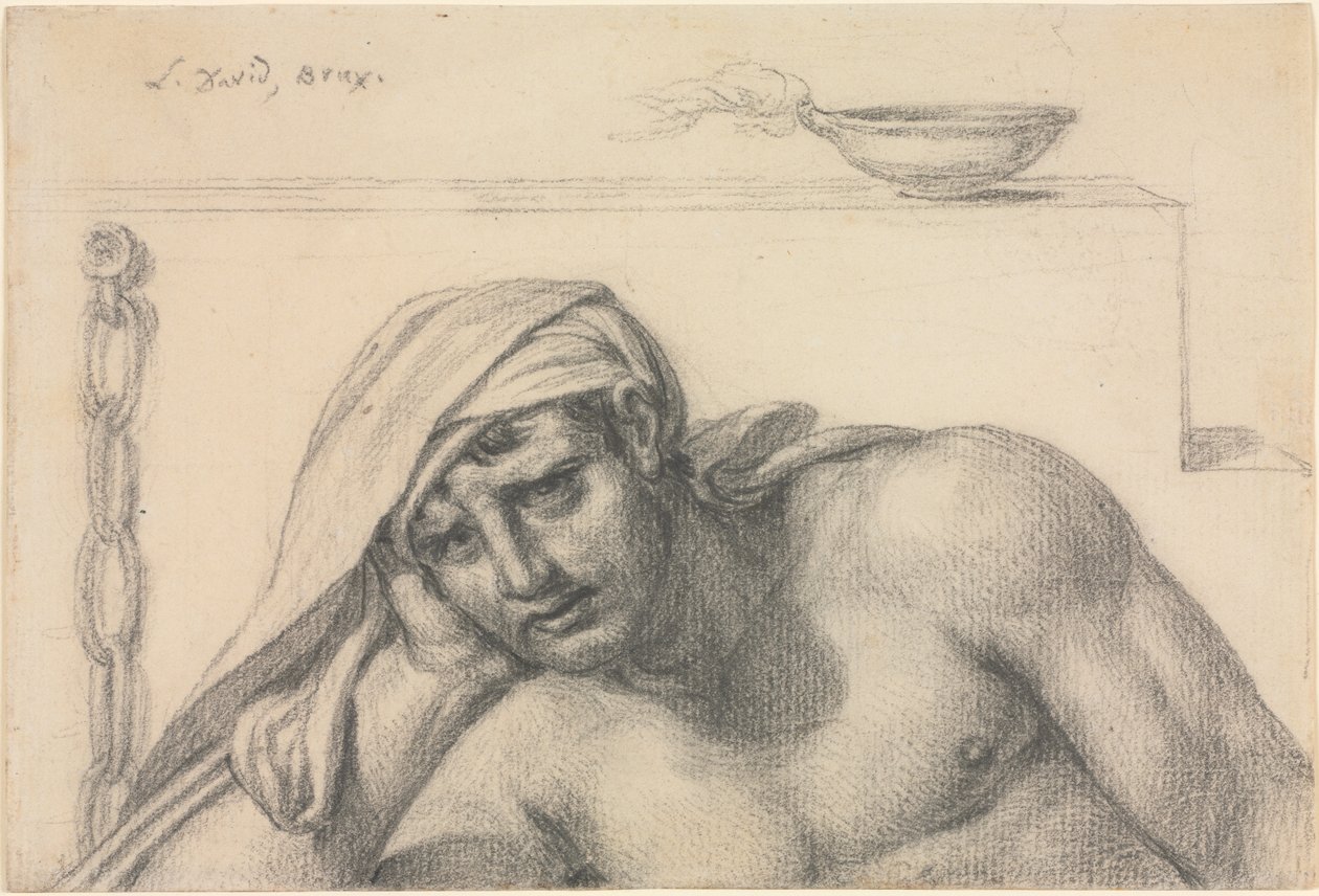 Le Prisonnier, 1819 - Jacques Louis David