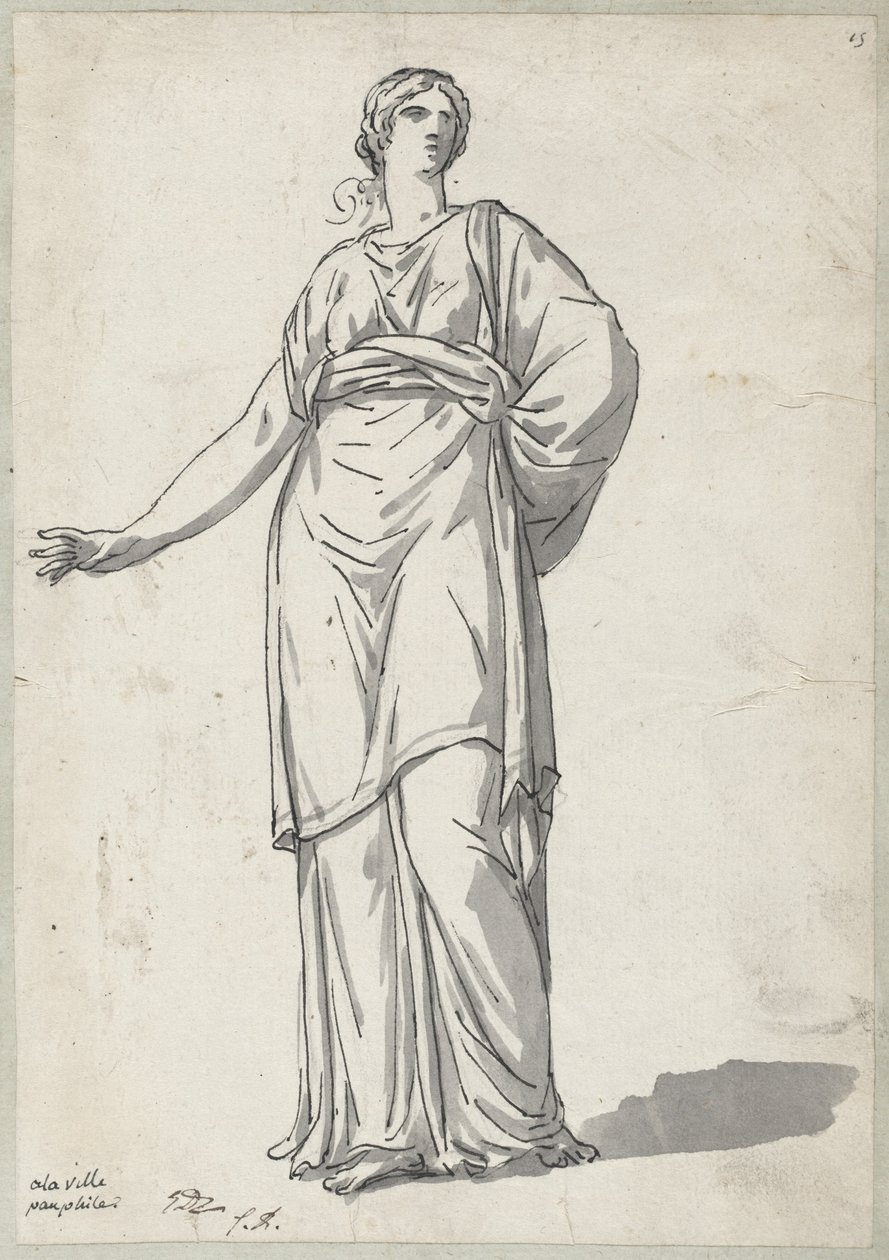 Femme de la Villa Pamphili - Jacques Louis David