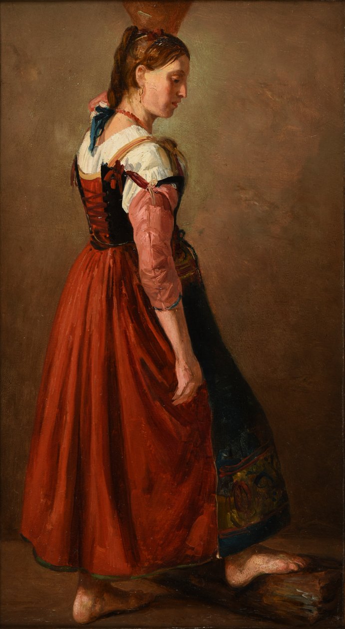 Jeune romaine, porteuse d