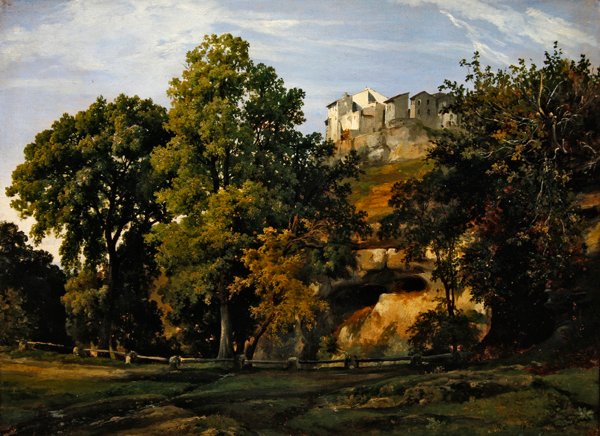 Paysage, vue de Marino, 1826 - Jacques Raymond Brascassat