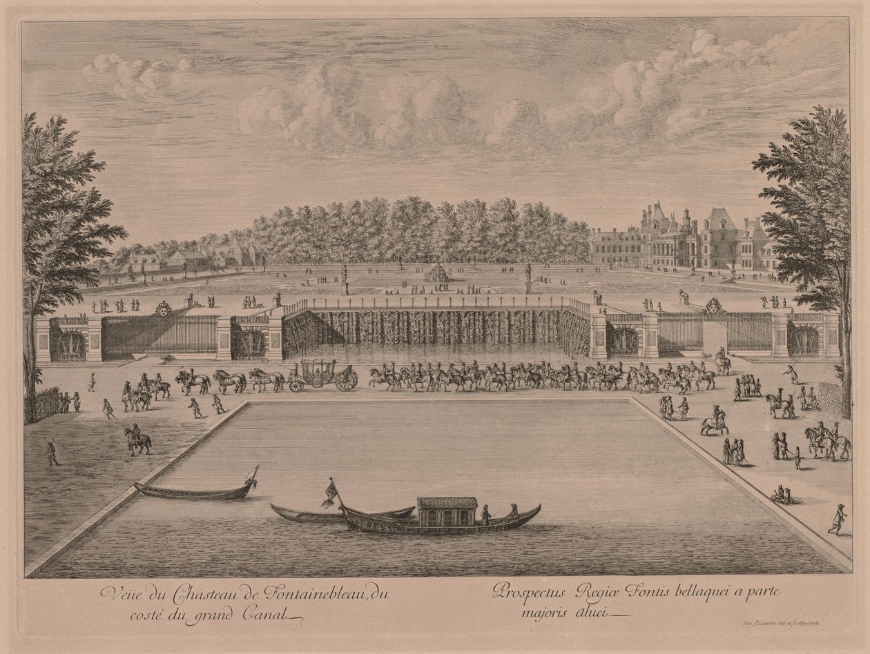 Château de Fontainebleau depuis le Grand Canal - Jacques Rigaud