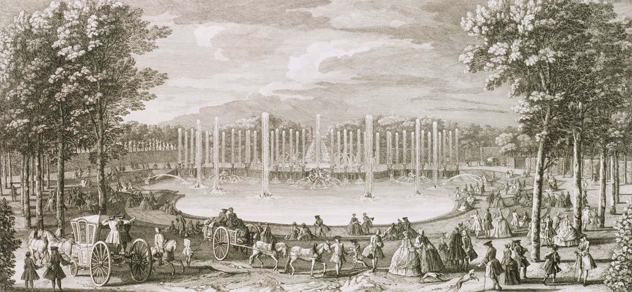 Vue de la Fontaine de Neptune, Versailles - Jacques Rigaud