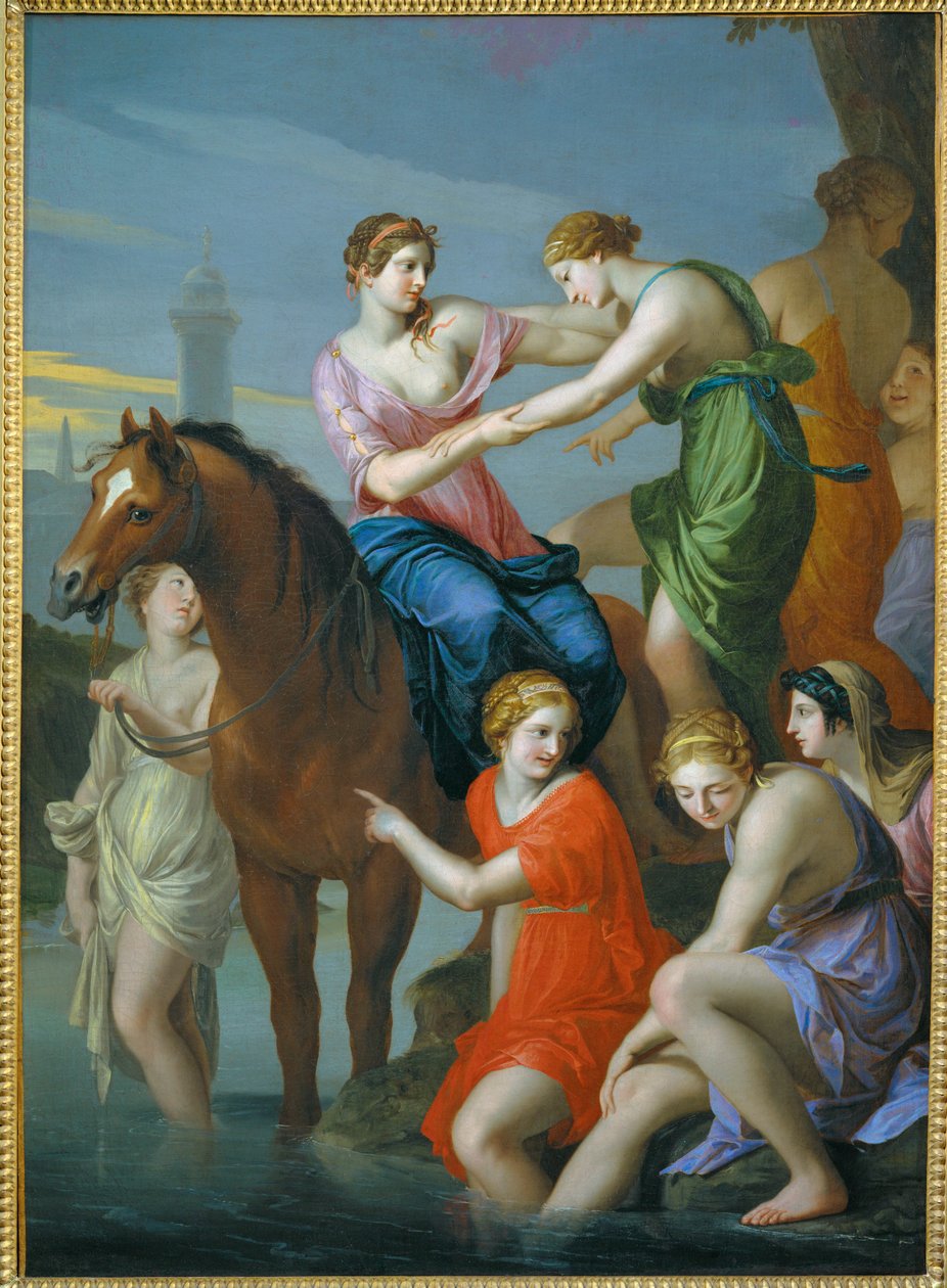 Clelie passant le Tibre … - Jacques Stella