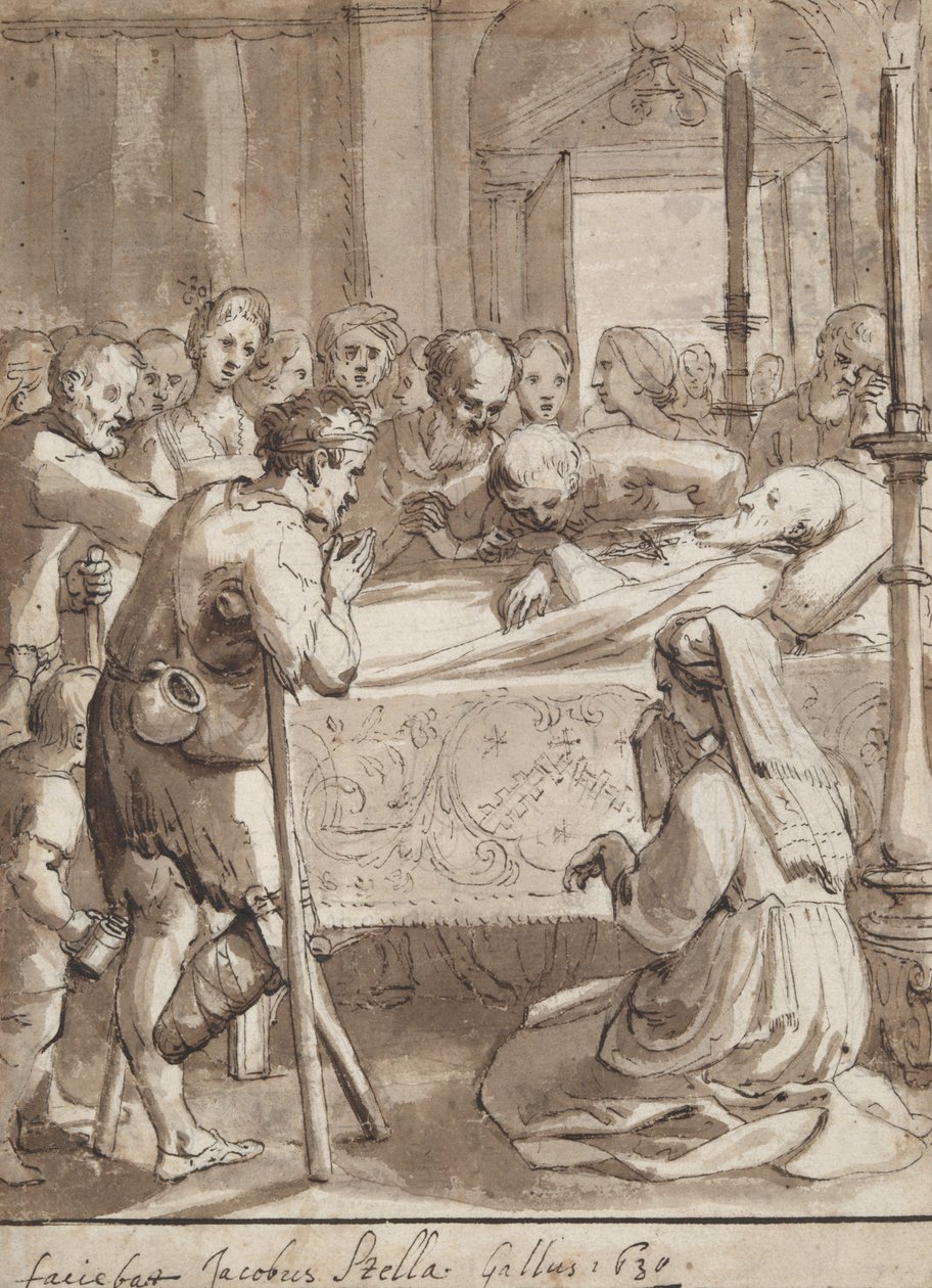 Saint Philippe visitant un hôpital - Jacques Stella