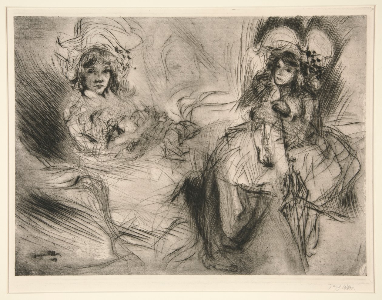 En visite - Jacques Villon