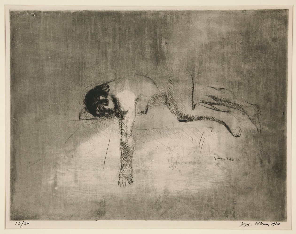 Nu couché - Jacques Villon