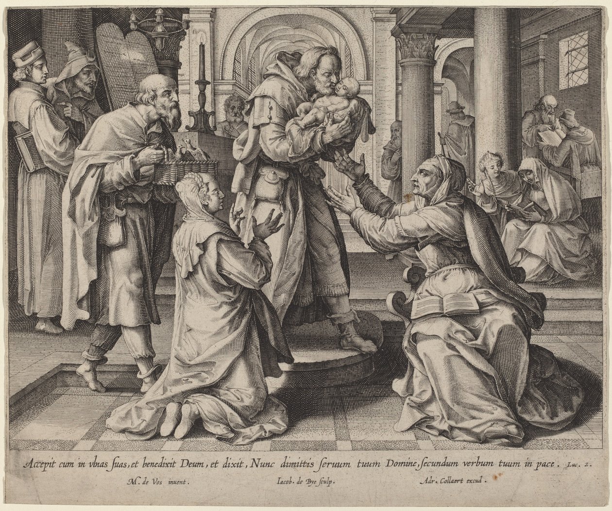 Présentation au Temple - Jacques de Bie after Maarten