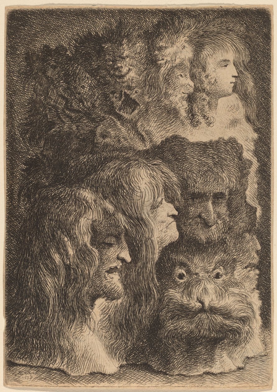Têtes fantastiques - Jacques de Gheyn III