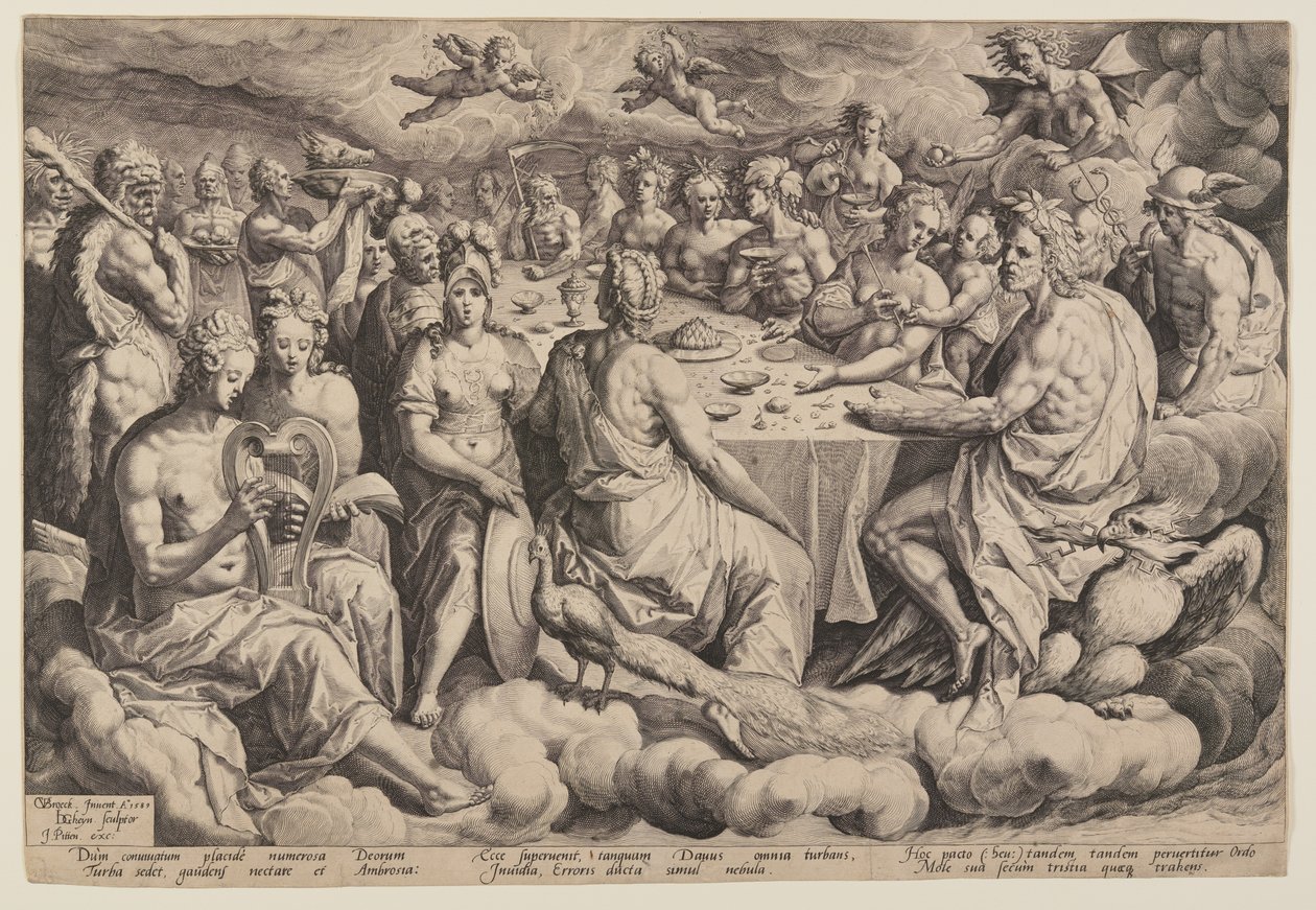 Le banquet des dieux - Jacques de Gheyn II