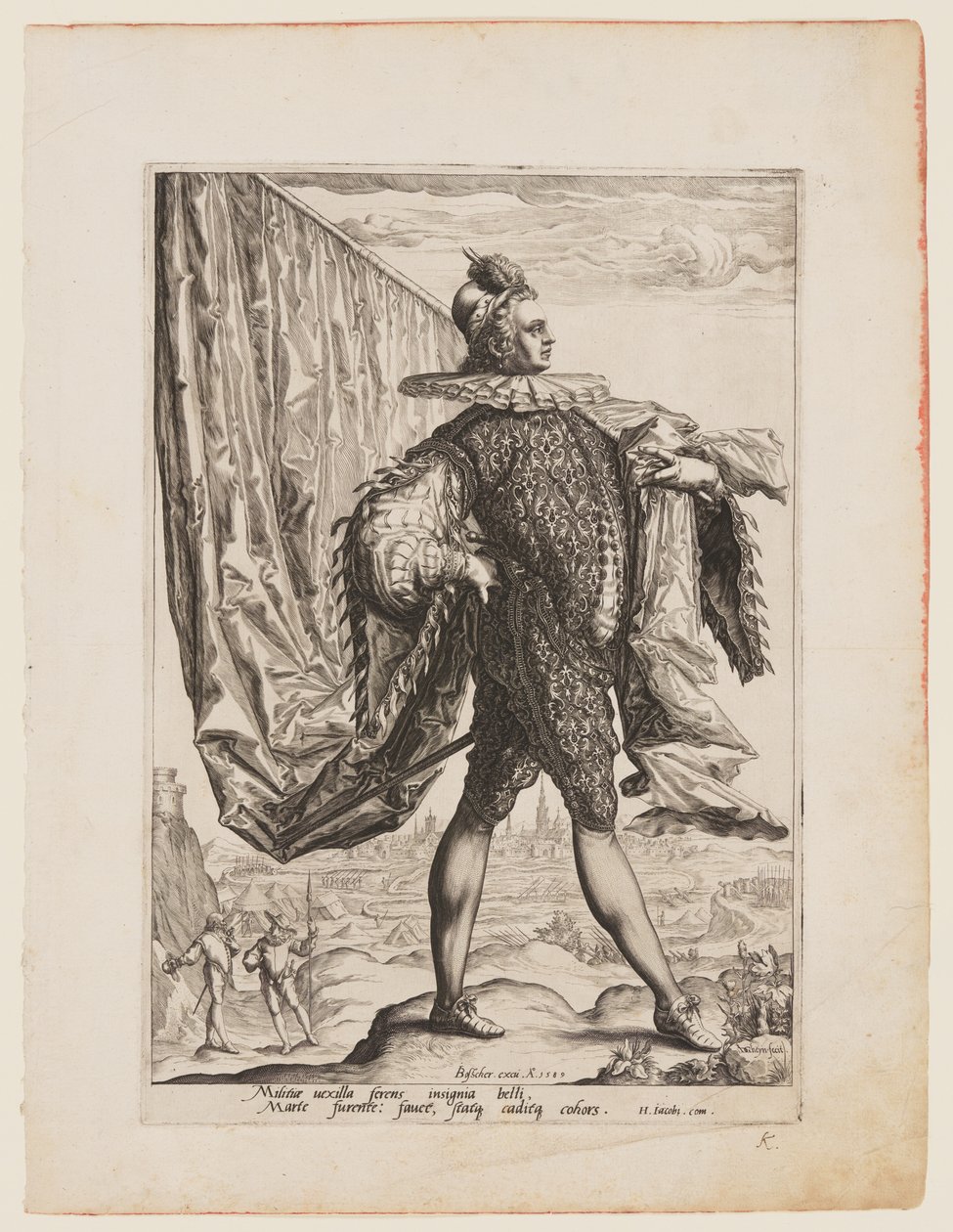 Bearer standard - Jacques de Gheyn II