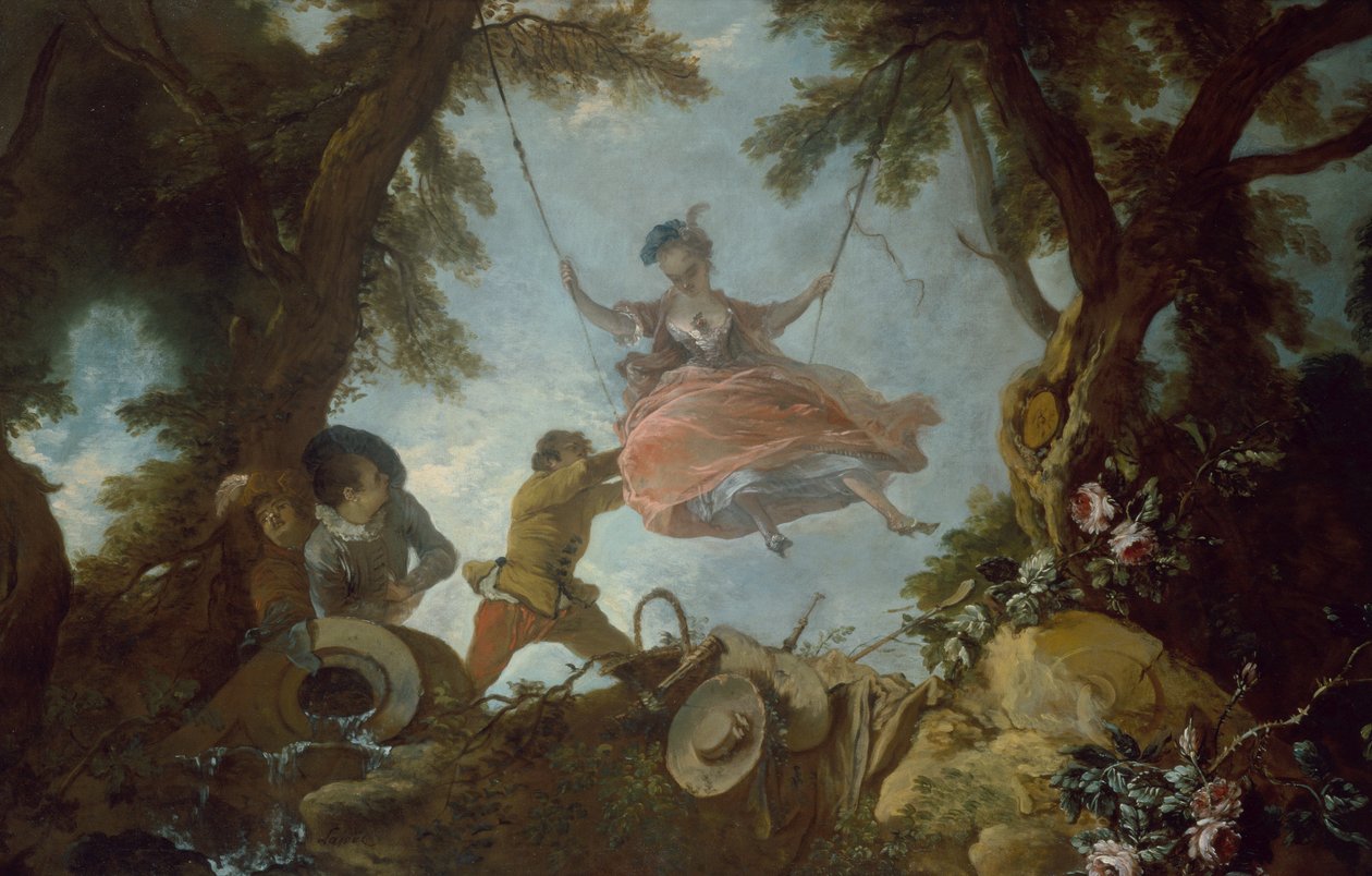 La balançoire - Jacques de Lajoüe