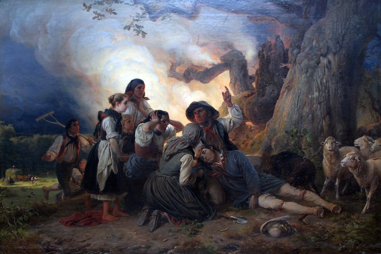 Berger frappé par la foudre - Jakob Becker