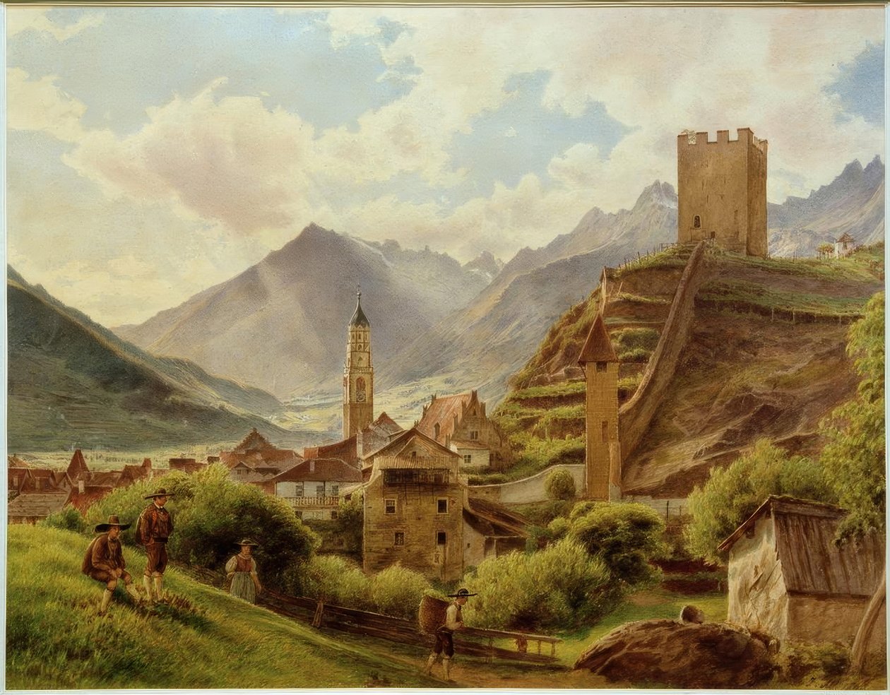 Vue de Merano - Jakob Alt
