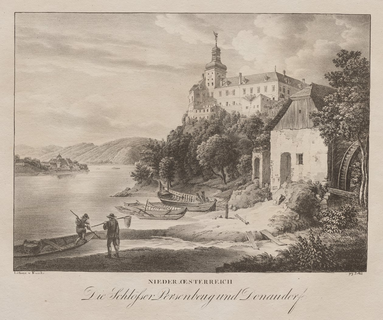 Basse-Autriche, Les châteaux Persenbeug - Jakob Alt