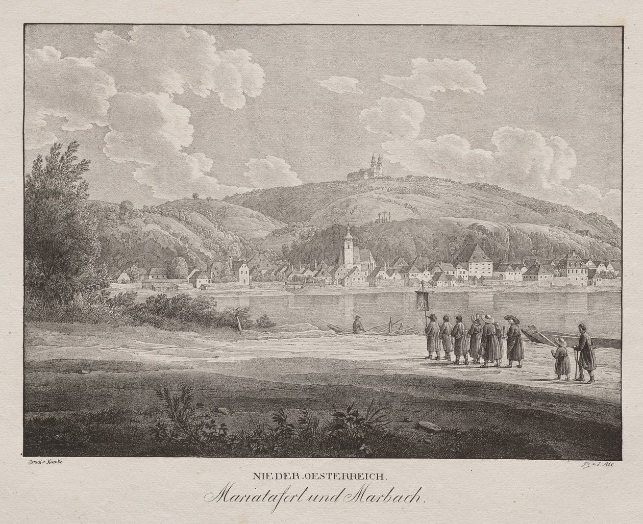 Basse-Autriche, Mariataferl et Marbach - Jakob Alt