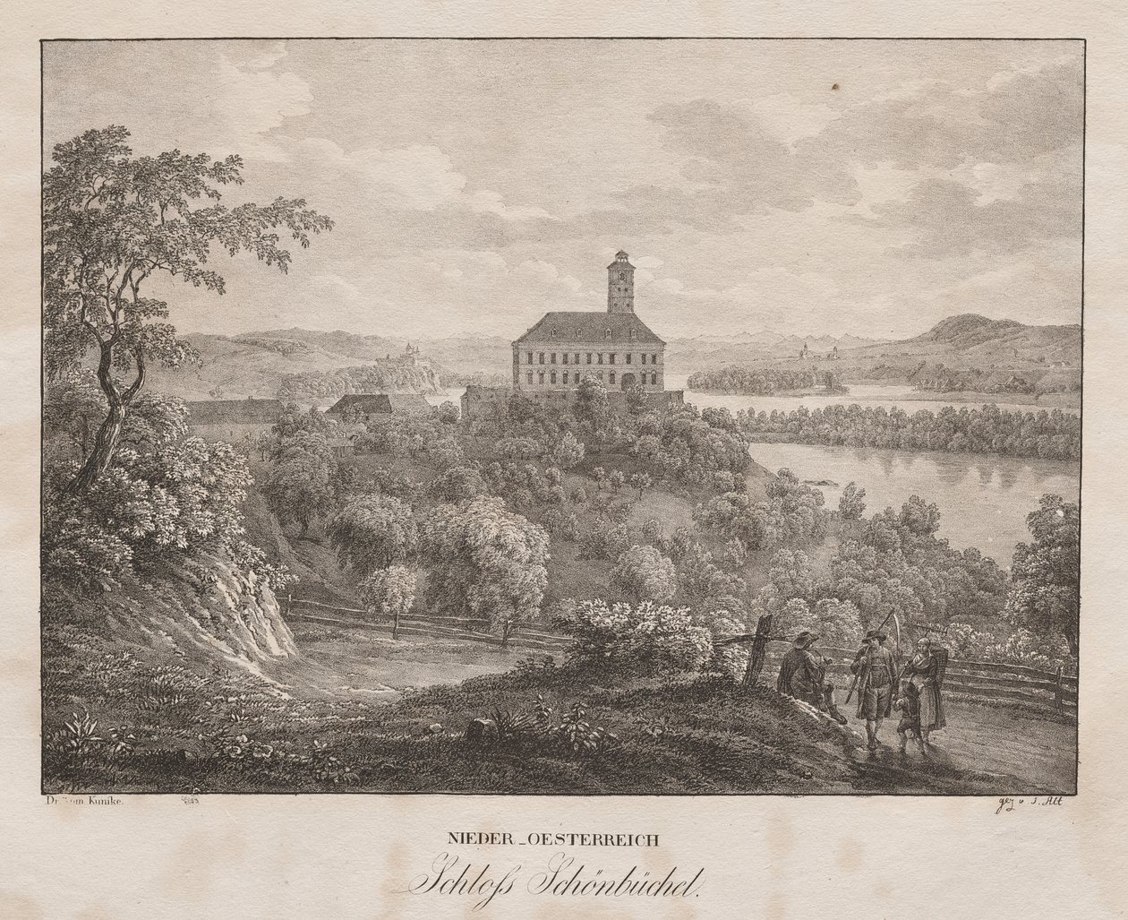 Basse-Autriche, Château de Schöbüchel - Jakob Alt