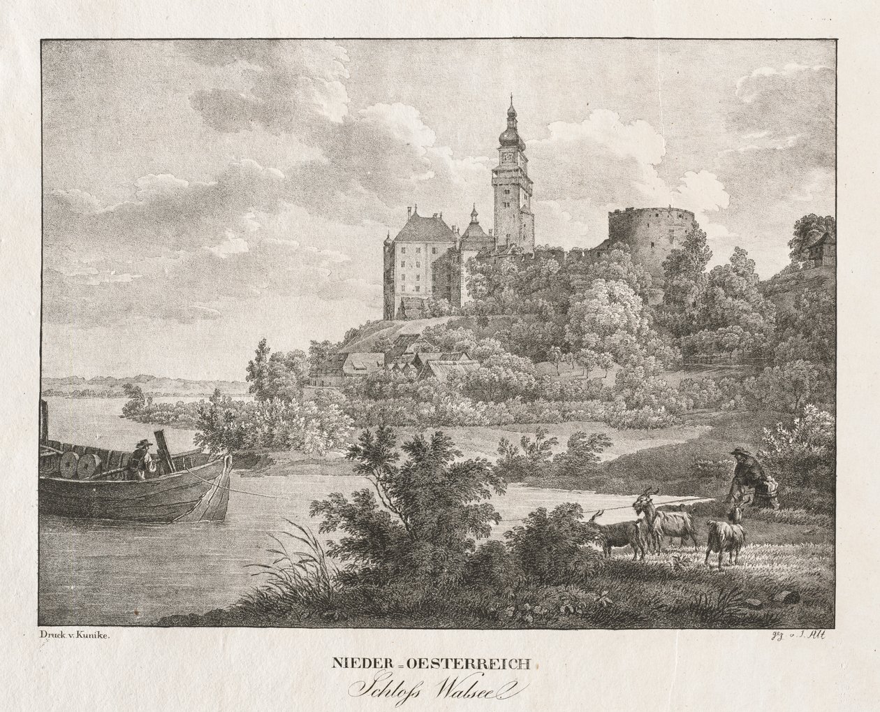 Basse-Autriche, Château de Walseel - Jakob Alt