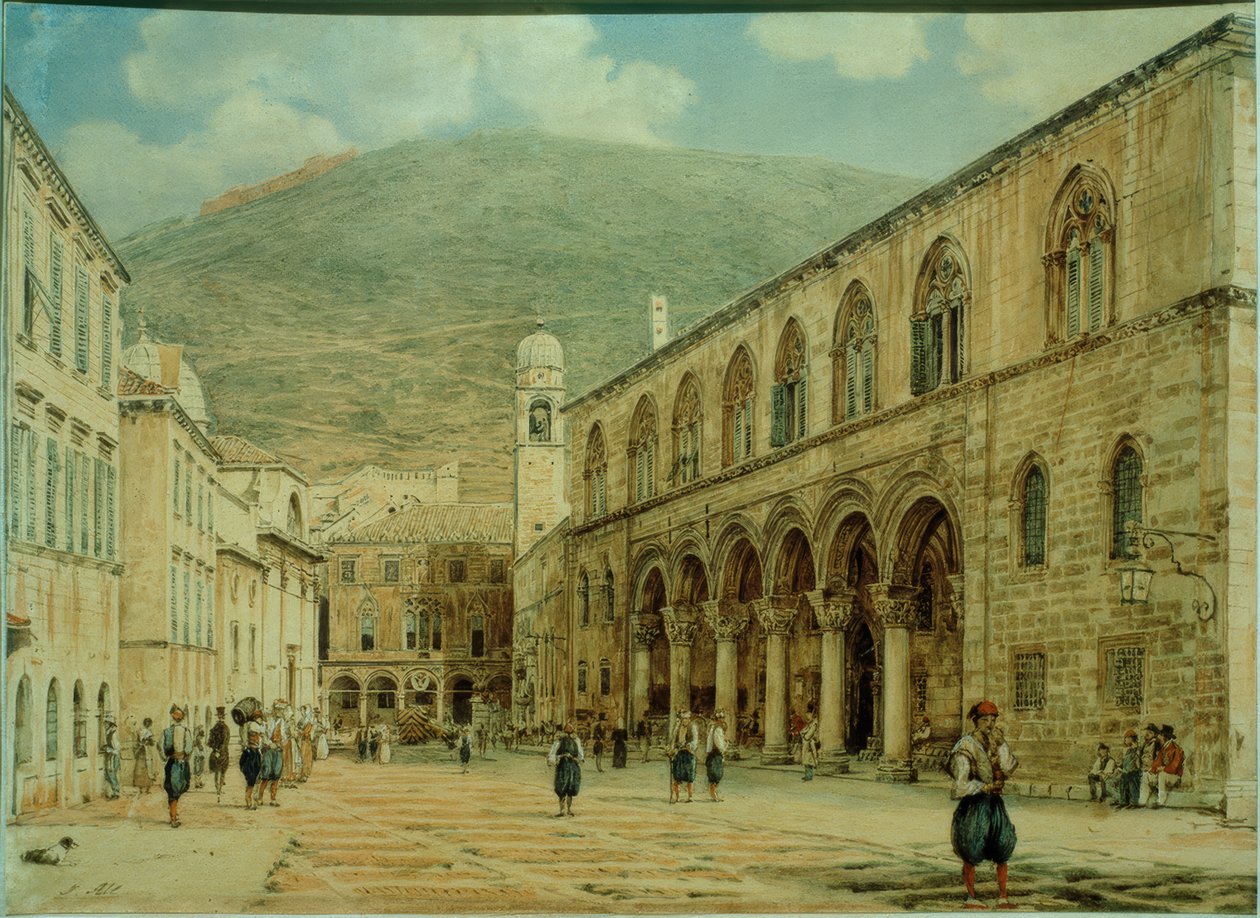 Place à Raguse (Dubrovnik) - Jakob Alt